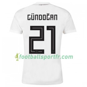 Tenue Allemagne Gundogan 21 Domicile Coupe du monde 2018 Maillot de Foot